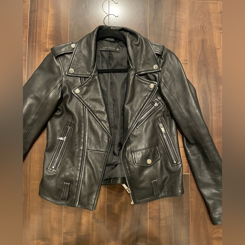 Leather jacket